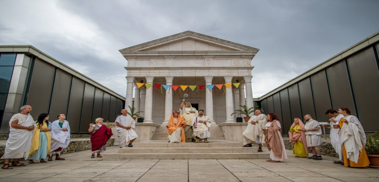 Római esküvő-  a Nova Roma bemutatója
